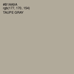 #B1AA9A - Taupe Gray Color Image